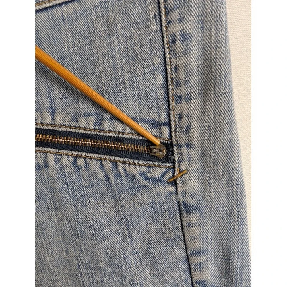 Akademiks Flare Jeans Mens 30 Light Wash Low Rise Embroidered Y2K 2000s